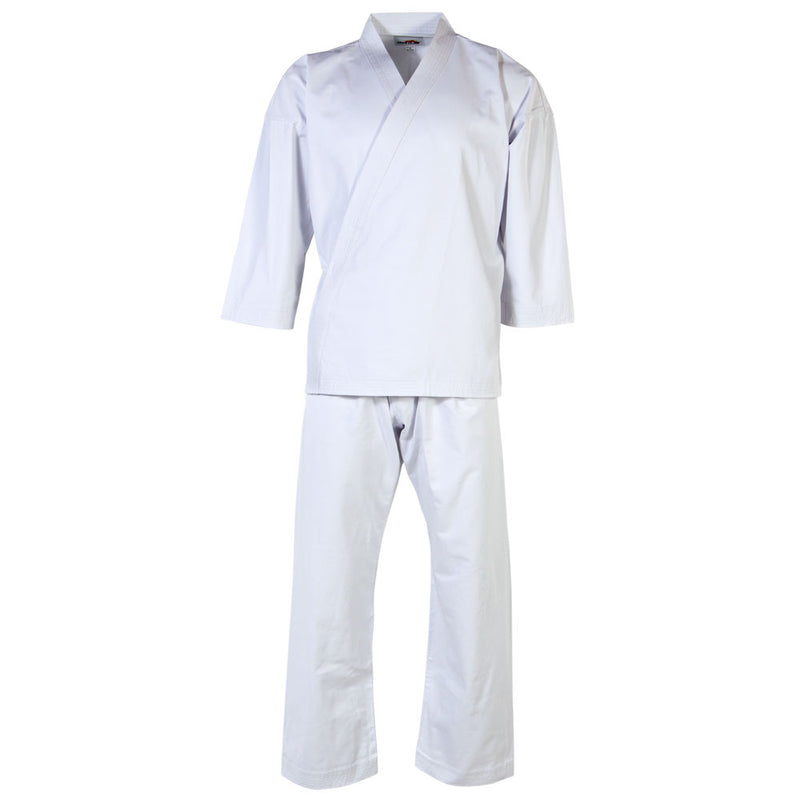 White Karate Uniform 8 oz 100% Cotton