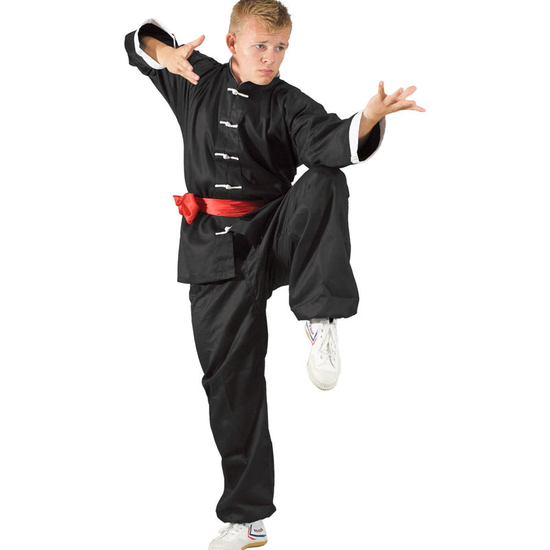 Kung Fu Uniform with White Cuffs