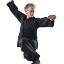 Kung Fu Uniform with Frog Button - Black