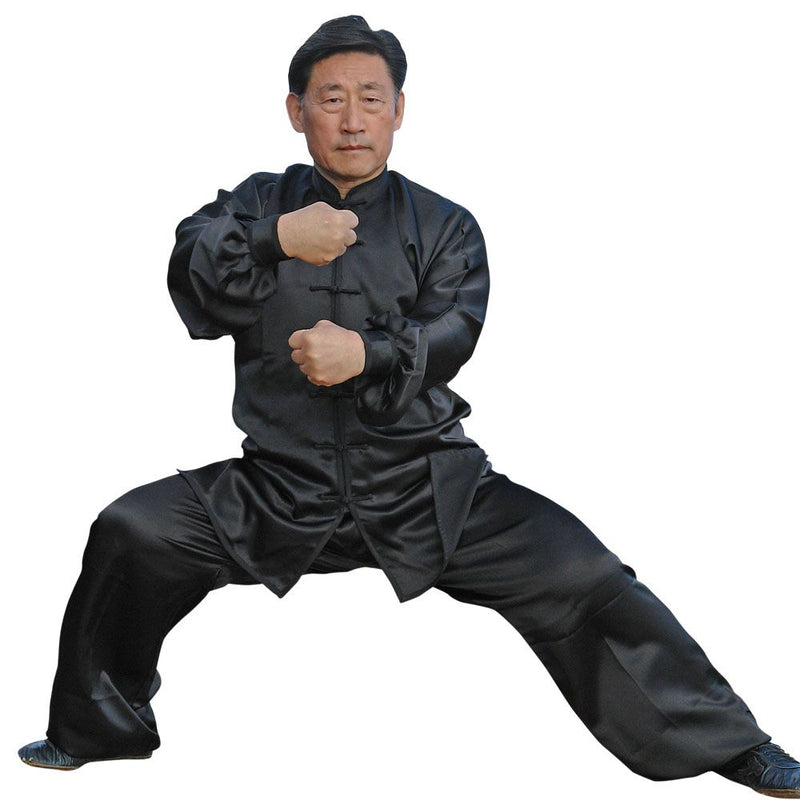 75% OFF - Kung Fu 100% Silk Long Sleeve Uniform
