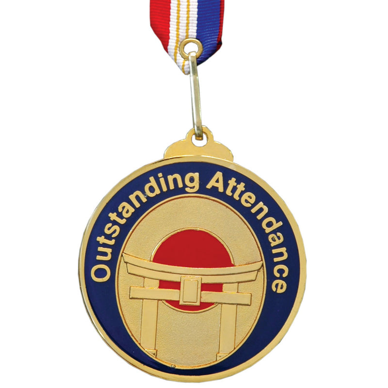 Medal - Outstanding Attendance - Karate
