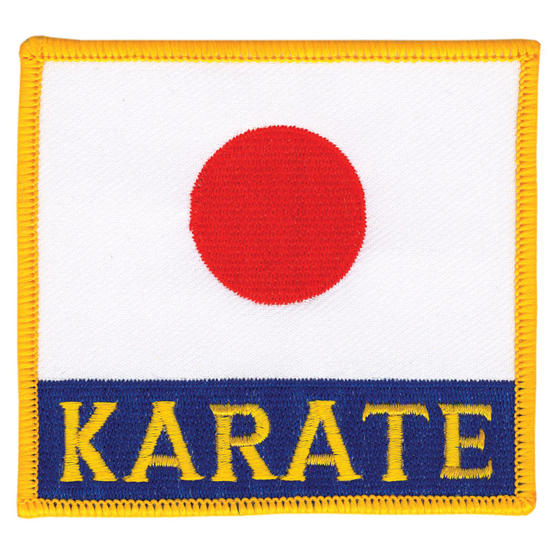 Patch - Japan Flag with Karate
