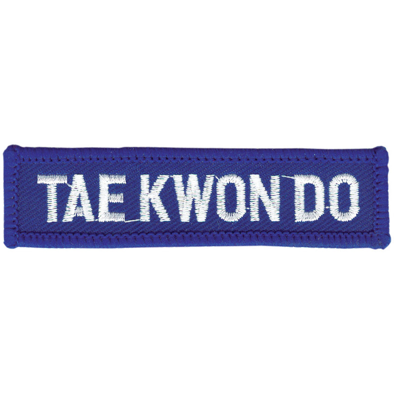 Patch - ''Tae Kwon Do'' rectangular emblem