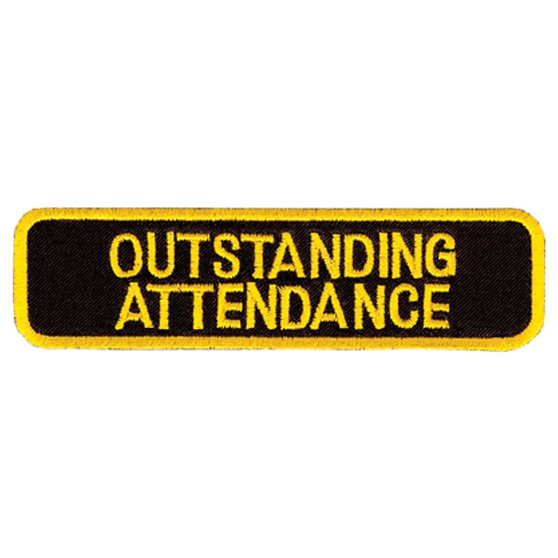 Patch - Outstanding attendance in yellow