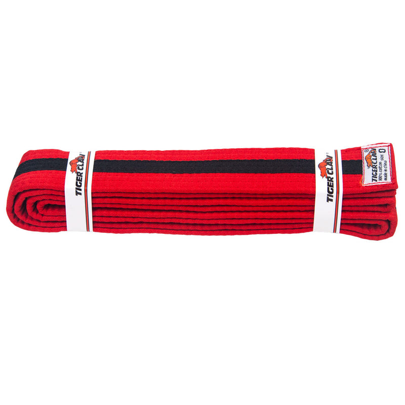 Belt - Red with Black Stripe