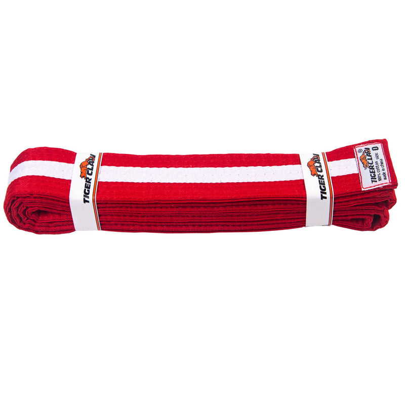 Belt - Red with White Stripe