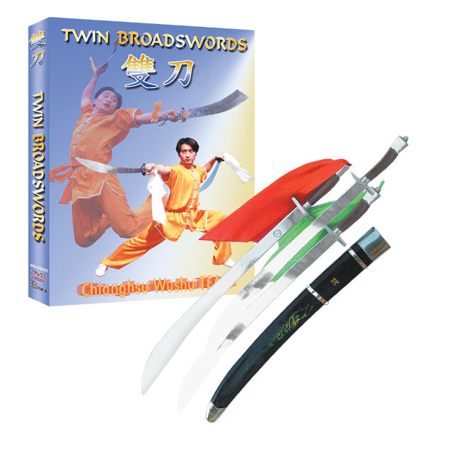 DVD & Weapon - Twin Broadswords Master Kit
