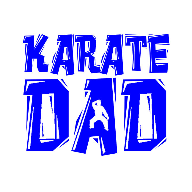 Karate Dad (Blue Lettering)