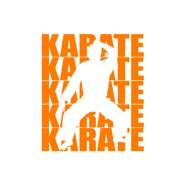 Karate (Orange Lettering) - Other Garment