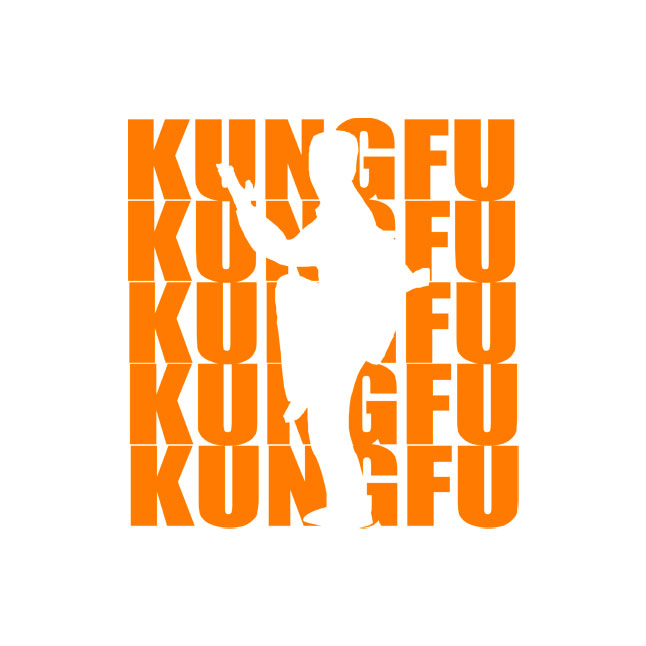 Kung Fu (Orange Lettering)