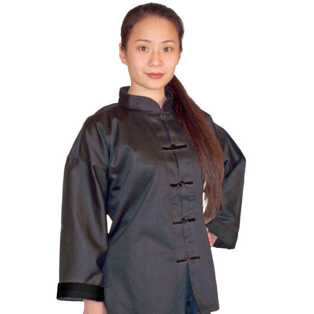 Traditional Style Uniform Top Only - Black