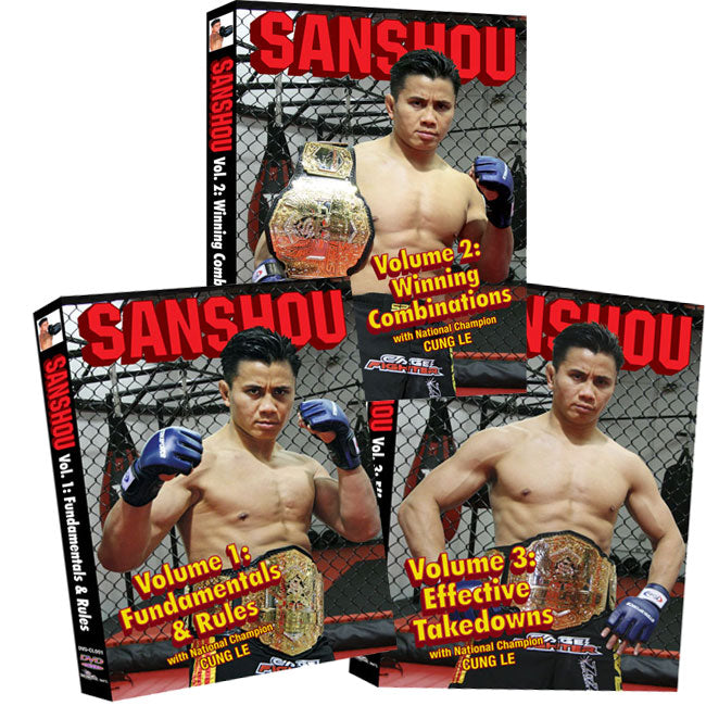 Sanshou by Cung Le Gift Pack (3 DVDs)