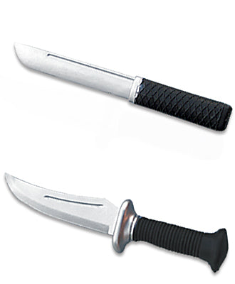  Rubber Knife -  Curved / Straight