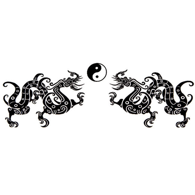 Twin Dragon (Black Graphic) - Other Garment