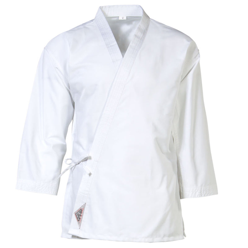 Karate Uniform - Light Weight White Top Only.