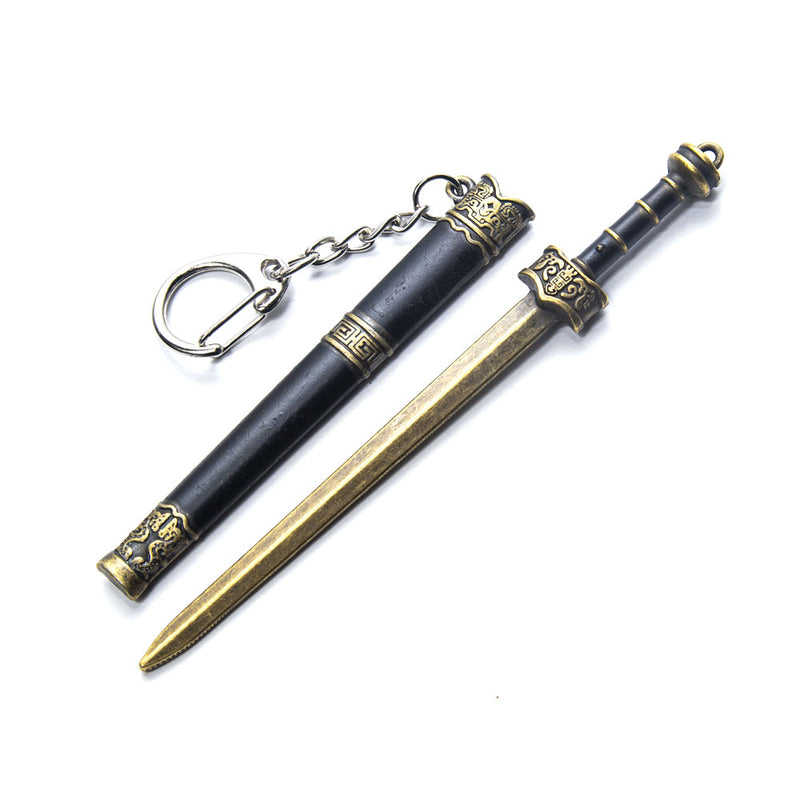 3 PCS Mini Chinese Sword Keychain