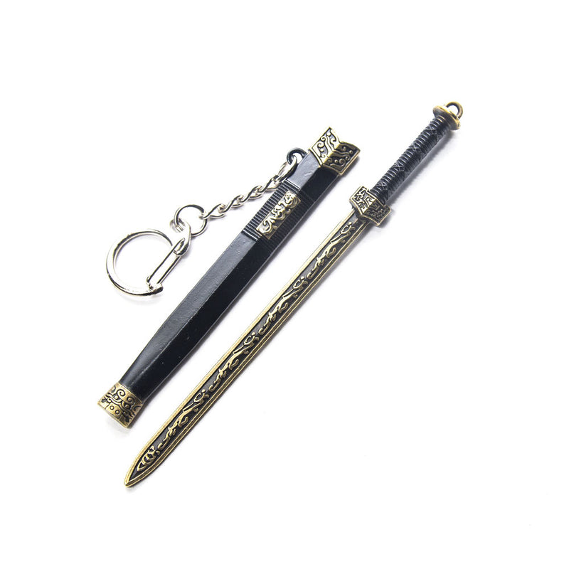 3 PCS Mini Chinese Sword Keychain