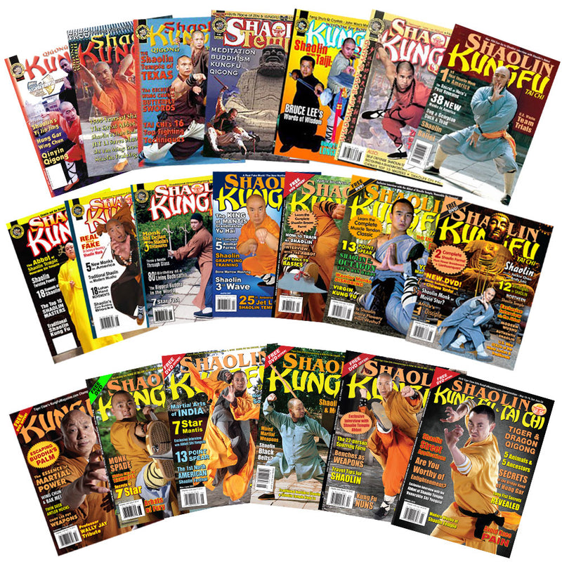 15% OFF - Shaolin Kung Fu Special Magazines Pack