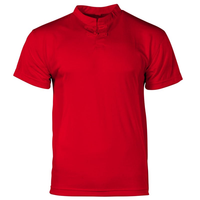 Tiger Claw's Asian Henley - Red