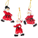 3 Pack Ornament - Santa Kung Fu