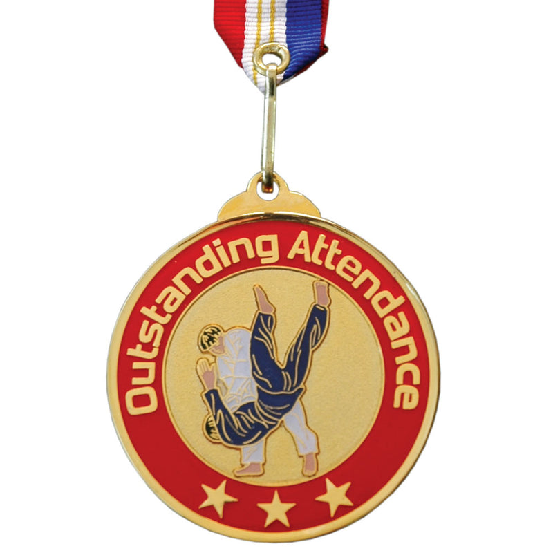 Medal - Outstanding Attendance - Judo