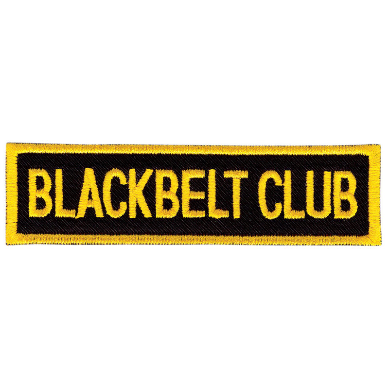 Patch - ''Black Belt Club'' rectangular emblem