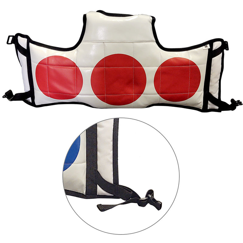 50% OFF - Reversible Pro Chest Guard-Dots with Quick Snap Buckles