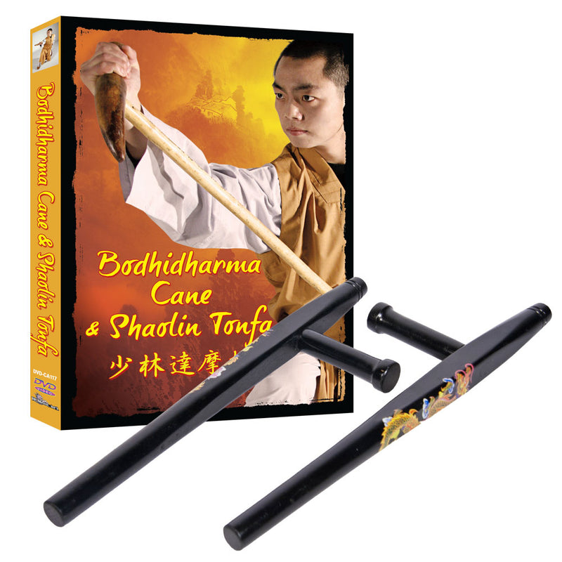 Includes Tonfa and Instructional Bodhidharma Cane & Shaolin Tonfa DVD