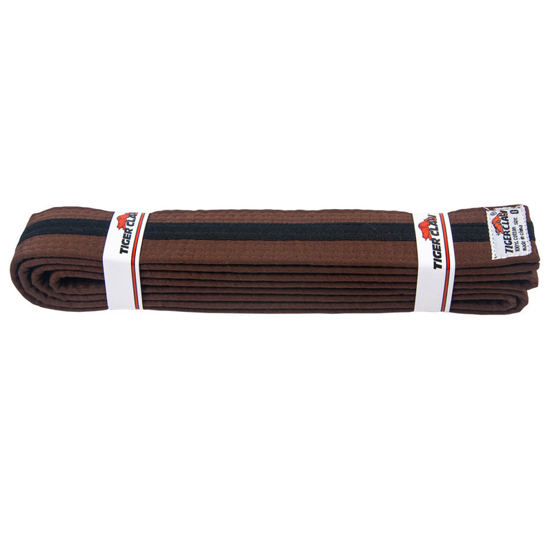 Belt - Brown with Black Stripe
