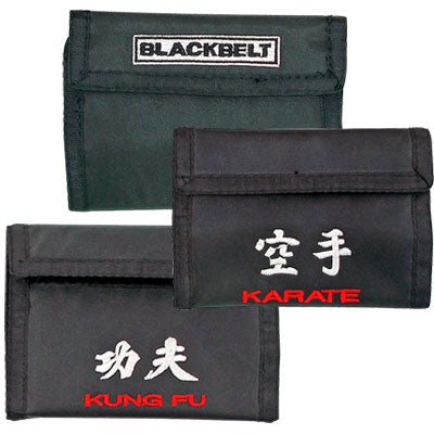 Black Martial Arts Wallet - Kung Fu/ Karate/ Black Belt