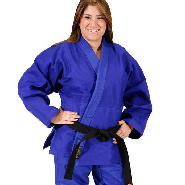 Deluxe Single Weave Judo Uniform Color: Blue Size: 7