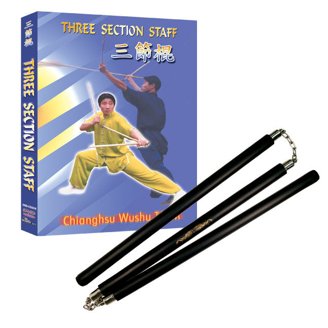DVD/Video & Weapon - 3 Section Staff Weapon Master Kit
