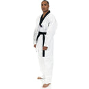 Han - Tae Kwon Do Uniform - V-Neck White Trim light weight poly/cotton