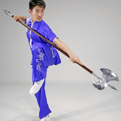 Long Weapon - Wushu Long Stick Axe