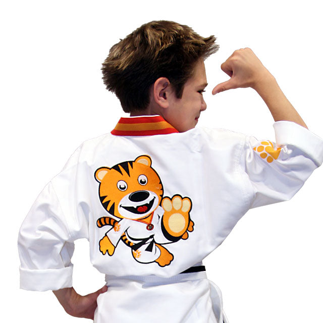 Kid Tiger Uniform: Poly/Cotton