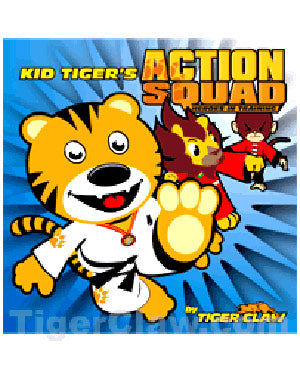 Kid Tigers Stickers (single)