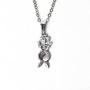 Kung Fu Sword Silver Pendant
