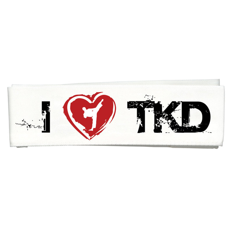 Martial Arts Headband - I love TKD
