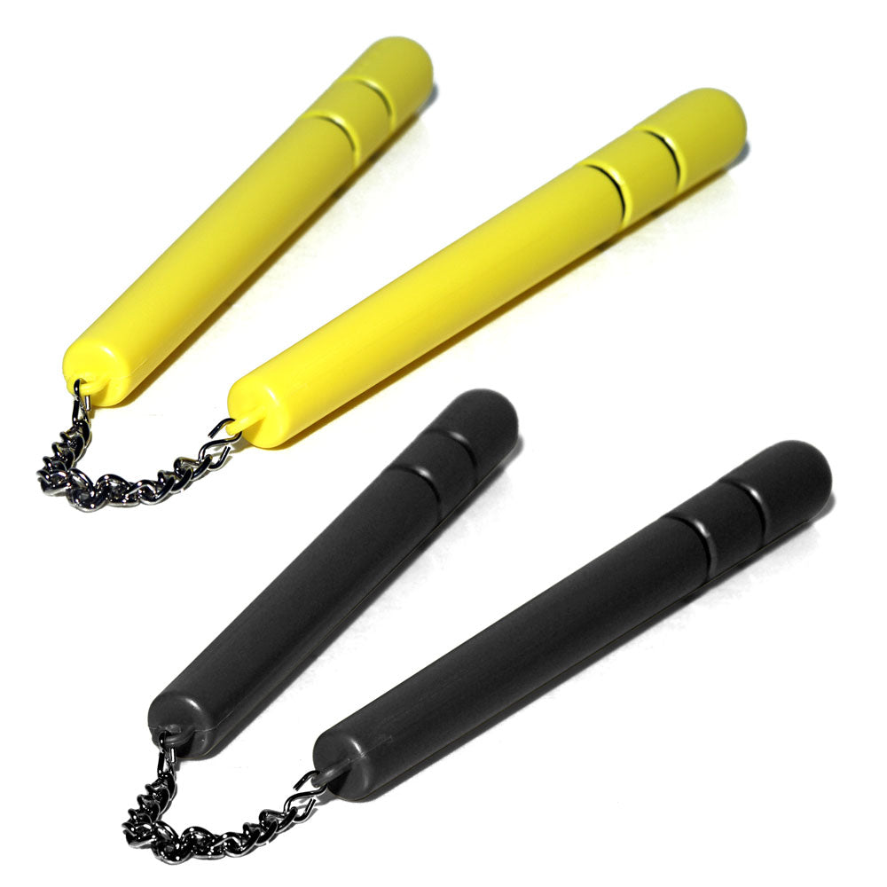 Nunchaku - Plastic Nunchaku - Black/Yellow