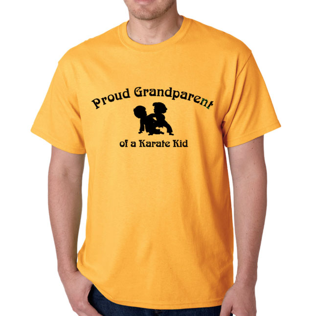 T-Shirt - Proud Grandparent of a Karate Kid