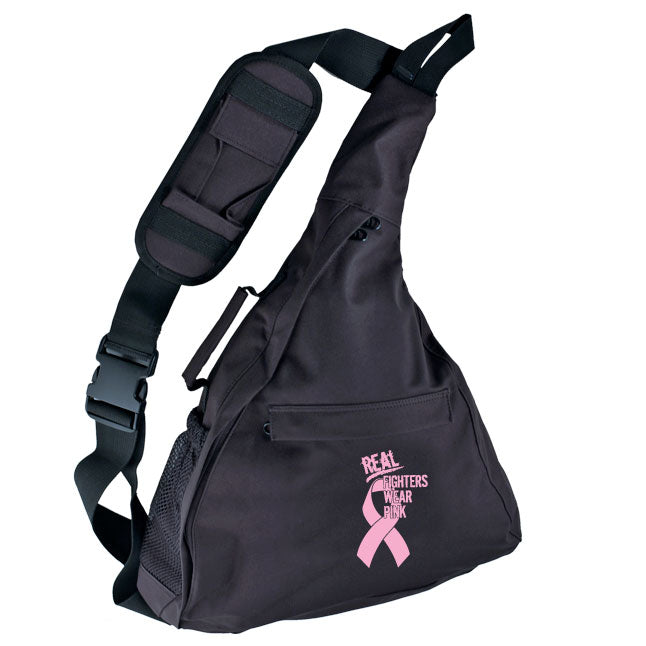 Real Fighters Wear Pink Sling Bag