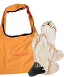 Shaolin Style Warrior Monk Robes : Gray/Orange