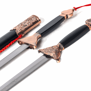 Twin Spring Steel Sword