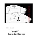 T-Shirt - Warrior in Black Lettering