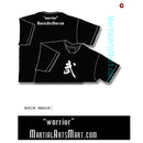 T-Shirt - Warrior in White Lettering