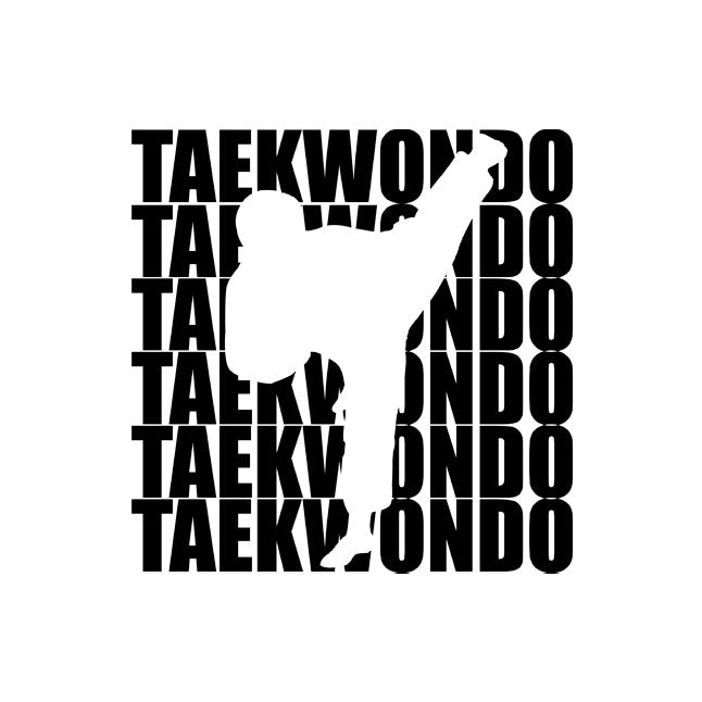 Tae Kwon Do (Black Lettering)