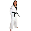 Tae Kwon Do Uniform - Elite V-Neck Black Trim