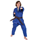 Tae Kwon Do Uniform - Elite V - Neck - Blue