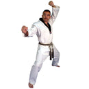 Lightweight Poly/Cotton  Black V-Neck Top