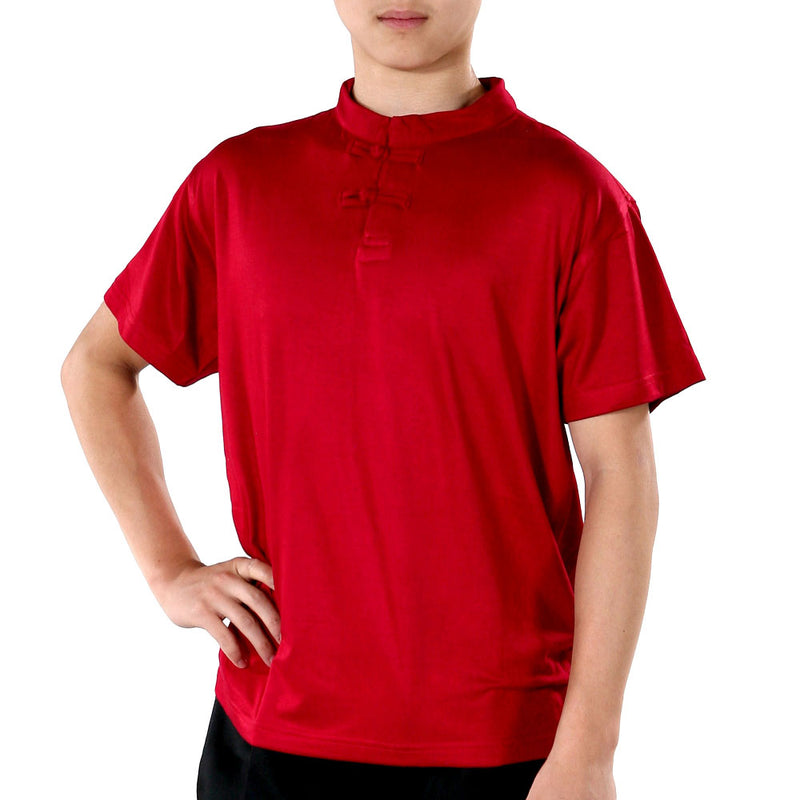 Tiger Claw's Asian Henley - Red